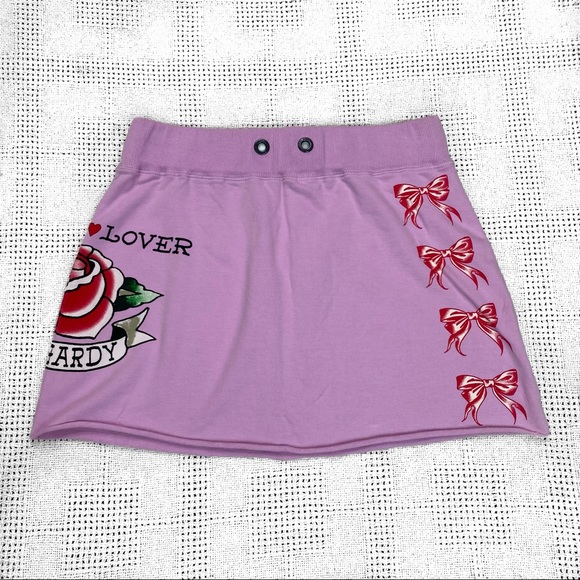 RARE Ed Hardy pink skirt - Picture 1 of 5